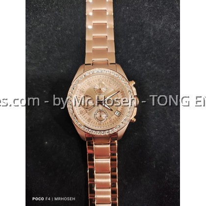 Balmer Crystals 36mm Ladies Chronograph Watch 8149M RG-8